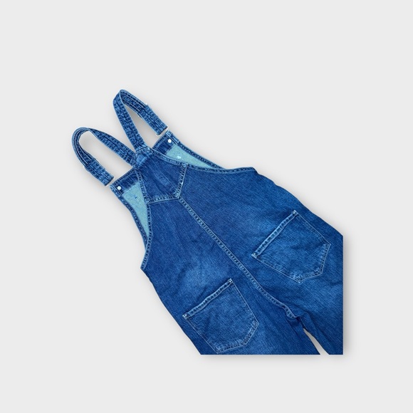 H&M Medium Wash Denim Overalls - Picture 7 of 7